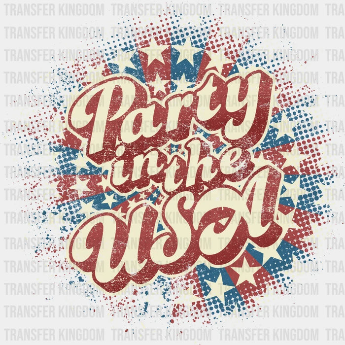 Party In The USA Sunflower DTF Transfer