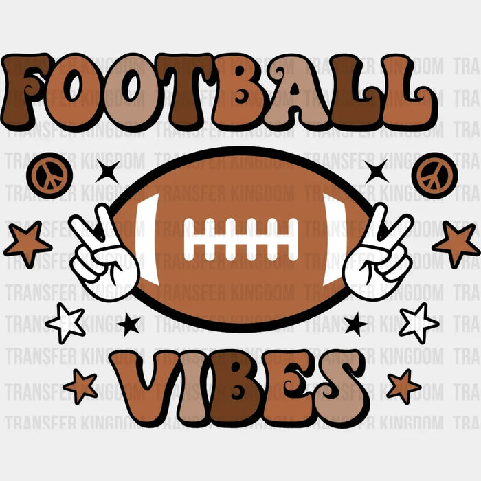 Peace Football Vibes DTF Transfer