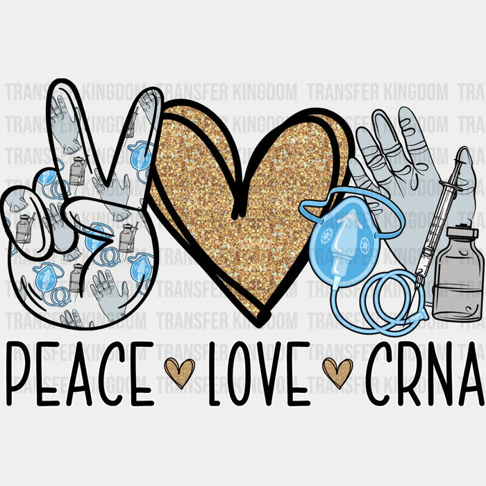 Peace Love Crna Design - Crna DTF heat transfer