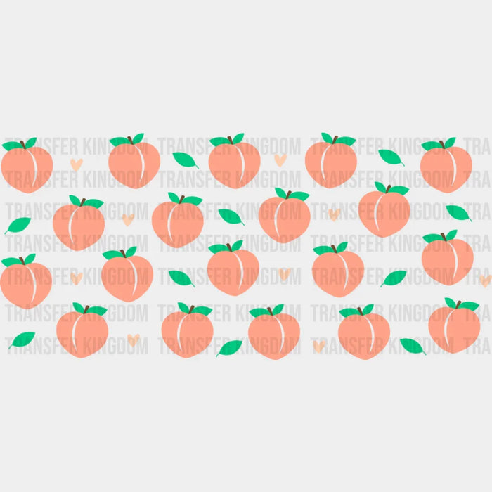 Peaches - General Cup Wrap UV Sticker Permanent UV DTF Decal