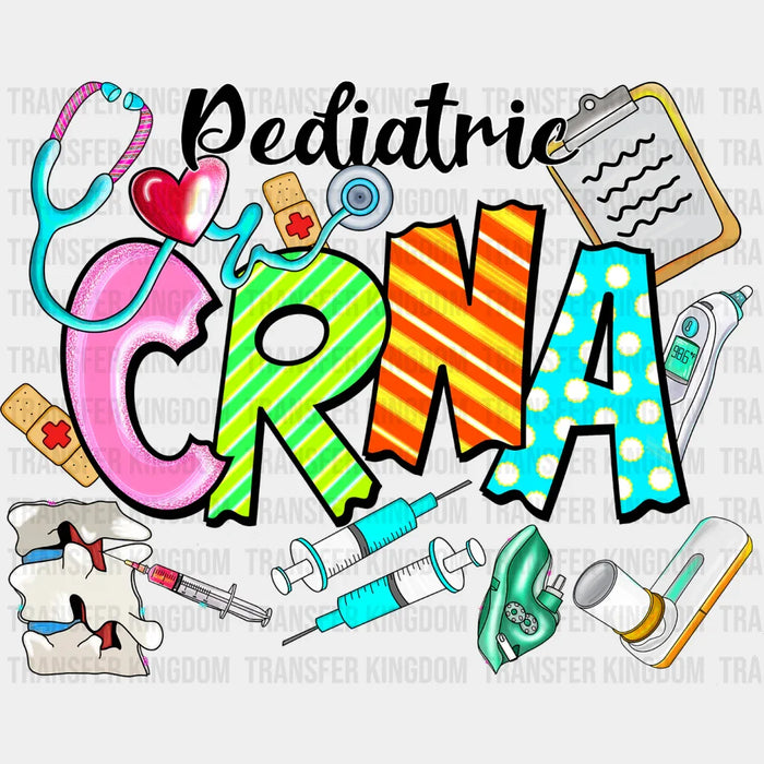 Pediatric CRNA Syringe Design - CRNA DTF heat transfer