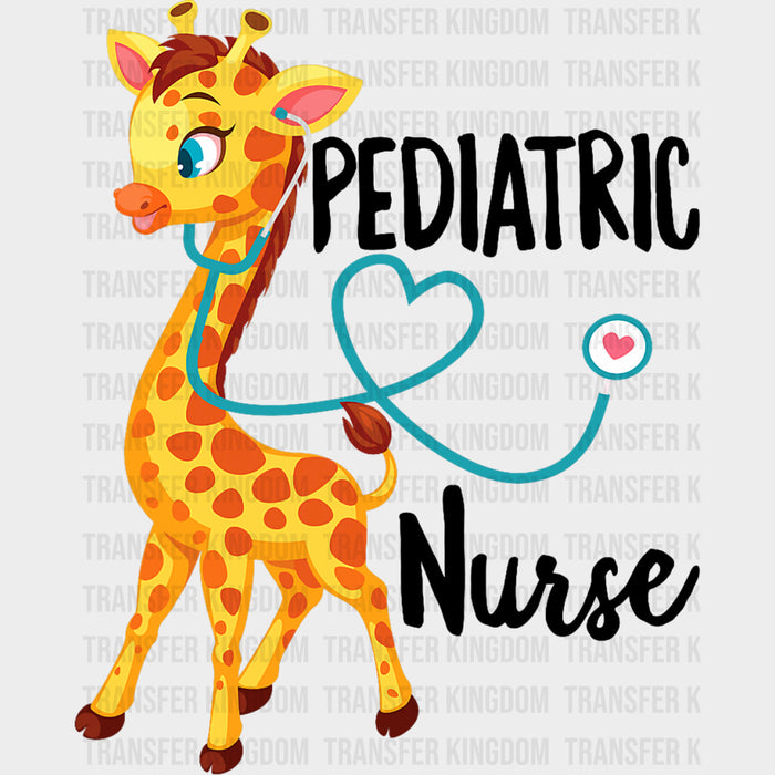 Pediatric Nurse, Giraffe - Pediatric Nurse DTF Transfers