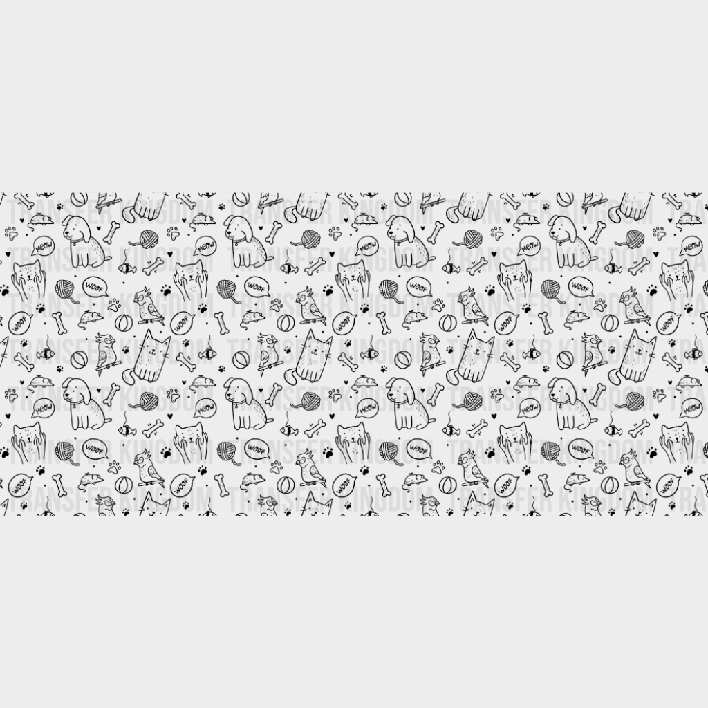 Pets - General Cup Wrap UV Sticker Permanent UV DTF Decal UVDTF