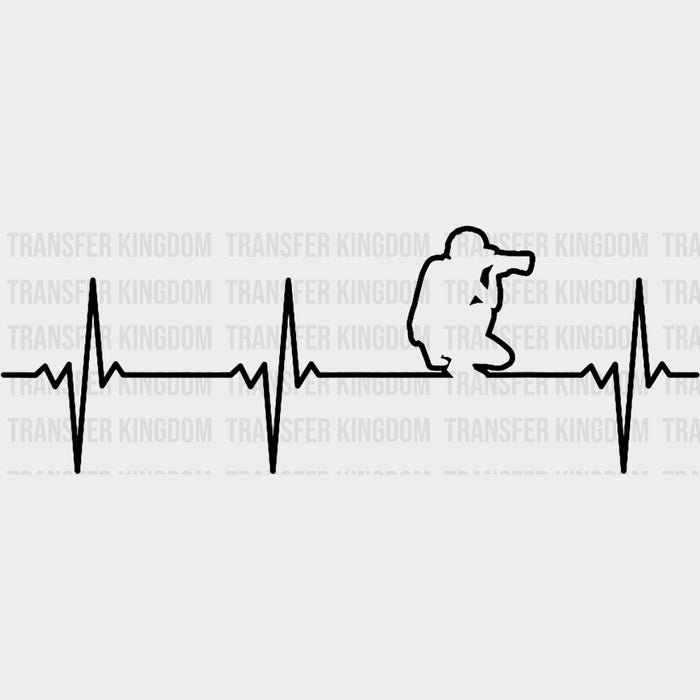 Photographer Heartbeat - Photography DTF Transfers
