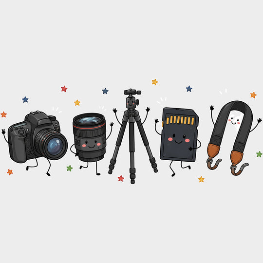 Photography Gear - Photography DTF Transfers - Adult Unisex - S & M (10’’) / Light Color Design (See Imaging)