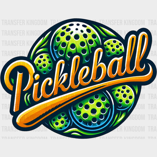 Pickleball Circular Design - Pickleball DTF Transfers transfer-kingdom