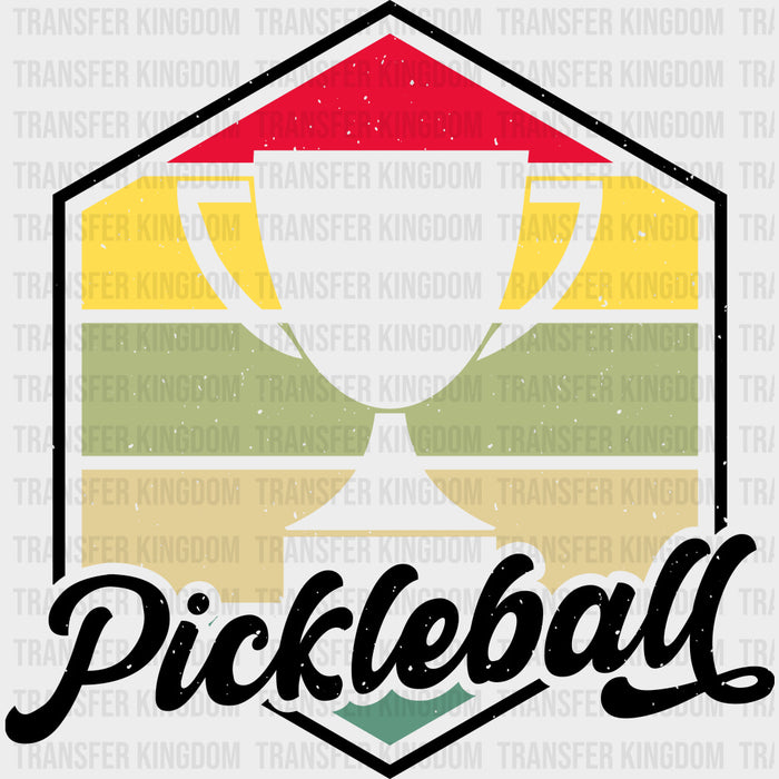 Pickleball, Hexagon, Cup - Pickleball DTF Transfers