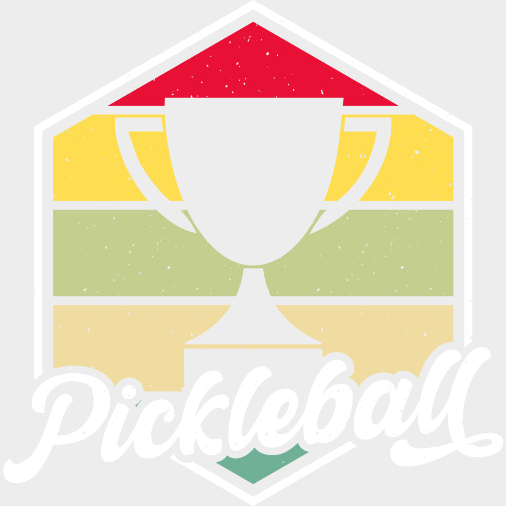Pickleball Hexagon Cup - Pickleball DTF Transfers Adult Unisex - S & M (10’’) / Light Color Design (See Imaging)