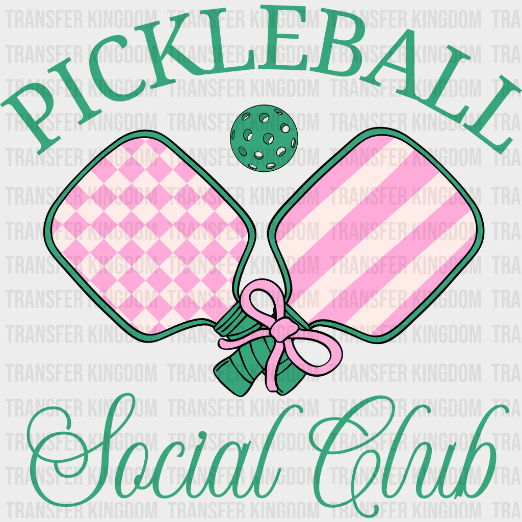Pickleball Social Club - Pickleball DTF Transfers transfer-kingdom