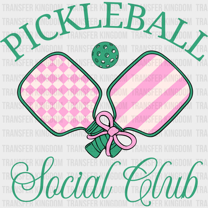 Pickleball Social Club - Pickleball DTF Transfers