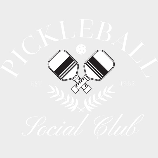 Pickleball Social Club EST 1963 - Pickleball DTF Transfers transfer-kingdom Light Color Design (See Imaging)