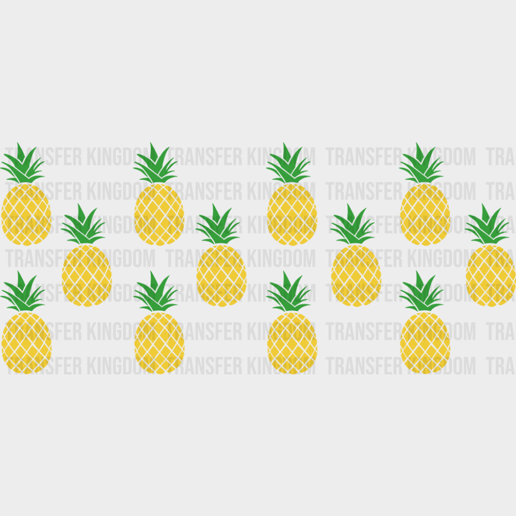 Pineapples - General Cup Wrap UV Sticker Permanent UV DTF Decal UVDTF