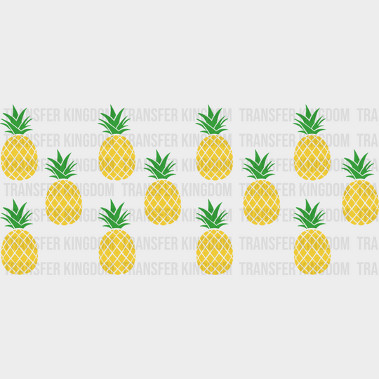 Pineapples - General Cup Wrap UV Sticker Permanent UV DTF Decal UVDTF