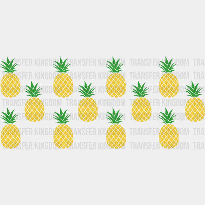 Pineapples - General Cup Wrap UV Sticker Permanent UV DTF Decal