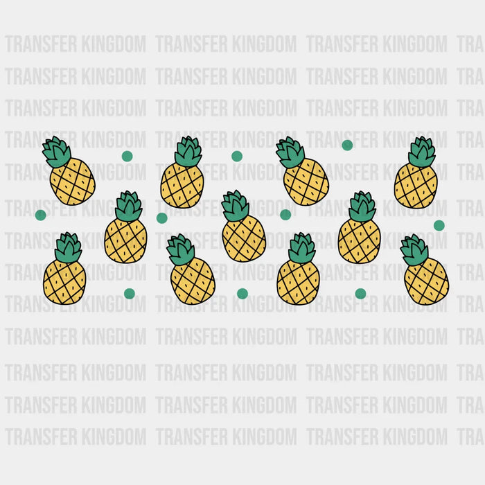 Pineapples UV DTF Transfer Cup Wrap UV DTF Sticker