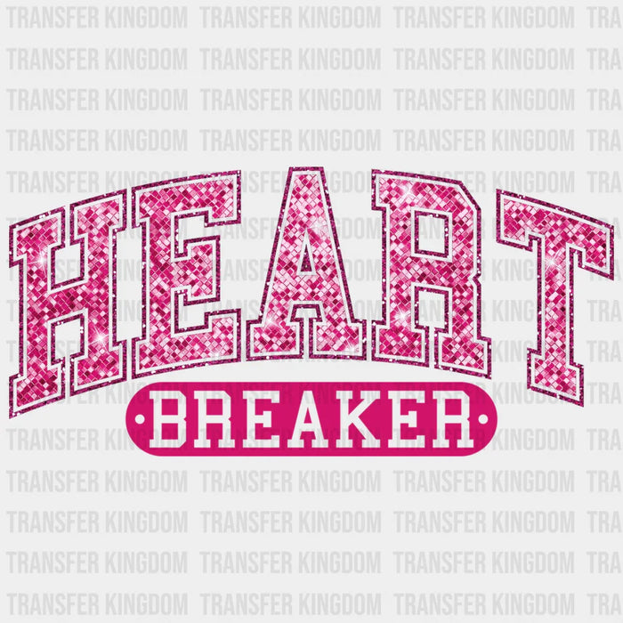 PINK HEART BREAKER - DTF heat transfer