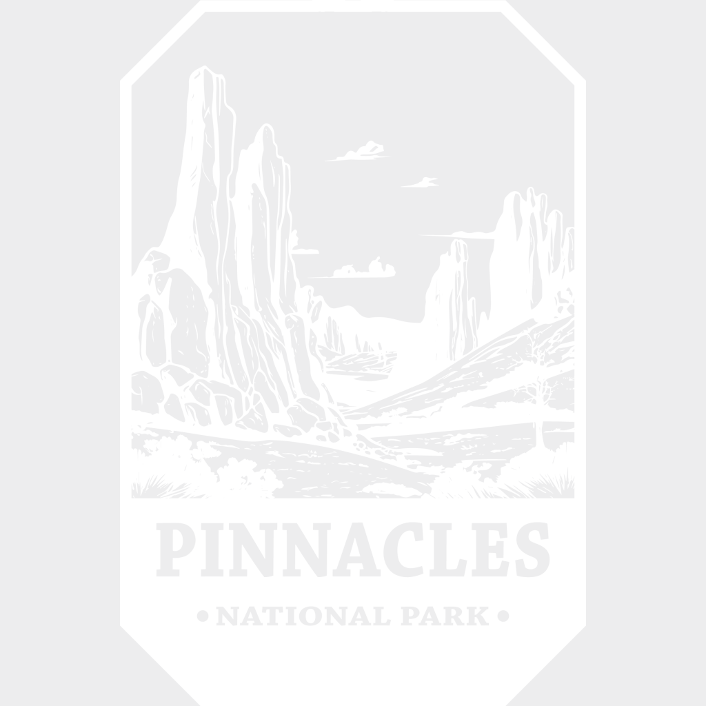 Pinnacles National Park Design - Parks Dtf Transfers Unisex S & M (10’) / Light Color See Imaging