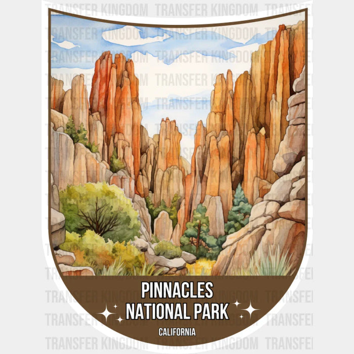 Pinnacles National Park California - National Parks DTF Transfer