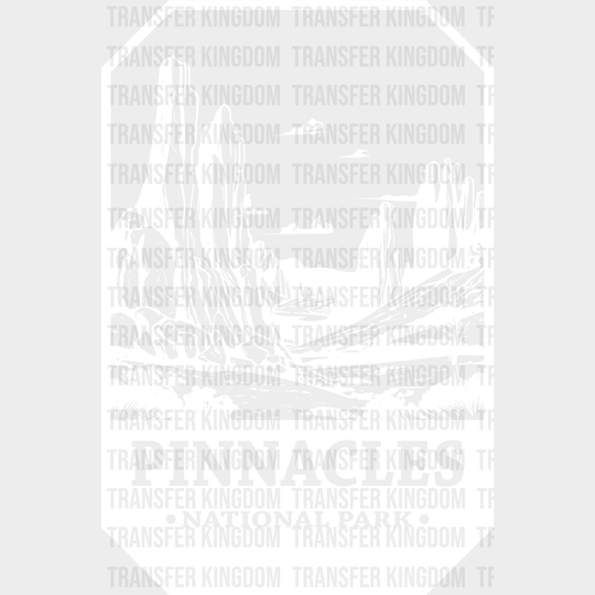 Pinnacles National Park Design - Parks Dtf Transfers Unisex S & M (10’) / Light Color See Imaging