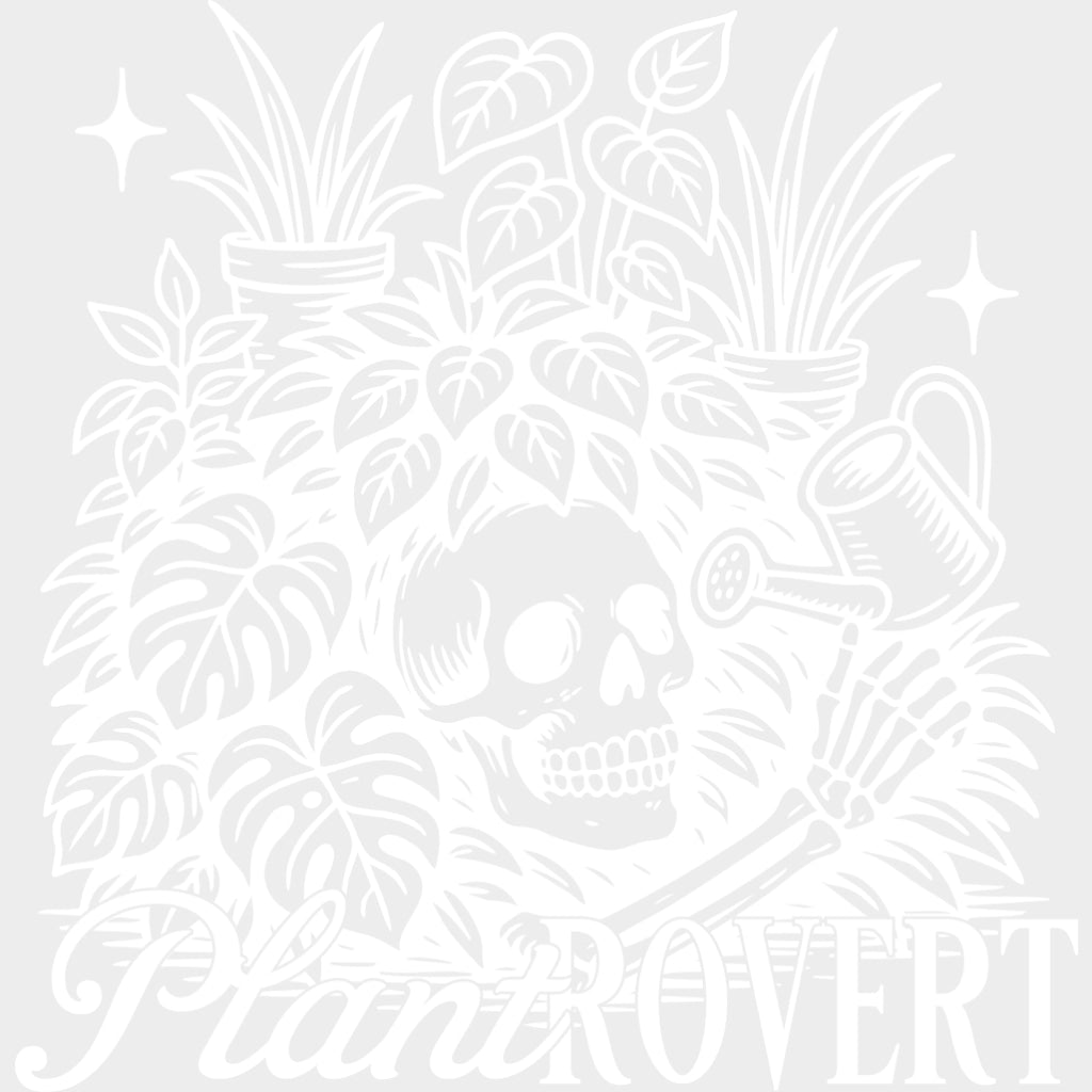 Plantrovert - Plants DTF Transfers Adult Unisex - S & M (10’’) / Light Color Design (See Imaging)