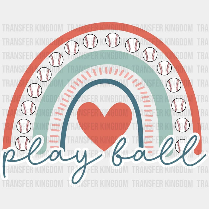 Play Ball Baseball  DTF Transfer