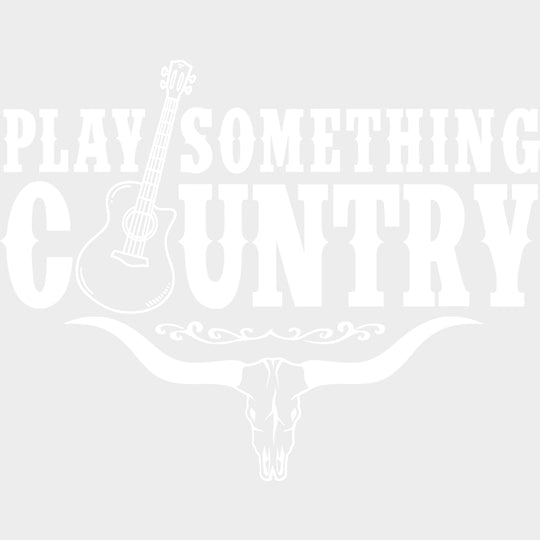 Play Something Country - Music DTF Transfers - Adult Unisex - S & M (10’’) / Light Color Design (See Imaging)