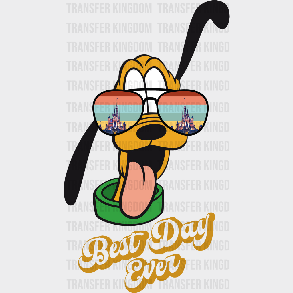 Pluto Best Day Ever Disney Dtf Transfer