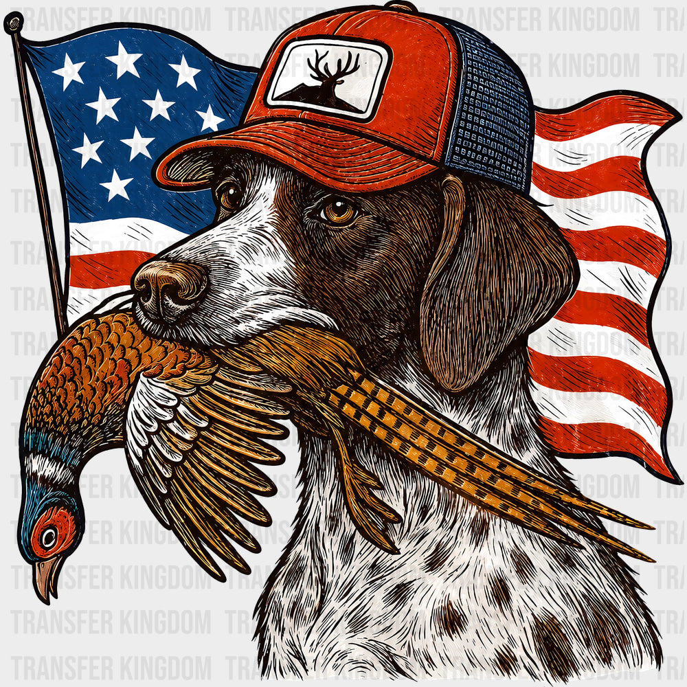 Pointer Carrying Pheasant - Hunting DTF Transfers