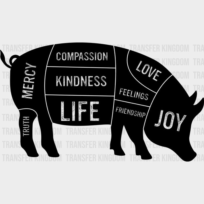 Pork Cuts - Vegan DTF Transfers