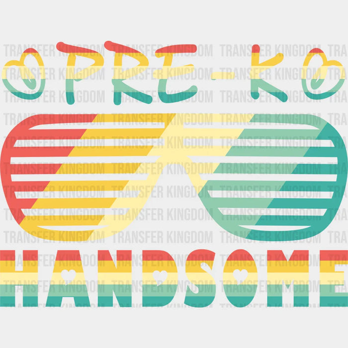 Pre-k Handsome Design  - Pre-k DTF Heat transfer