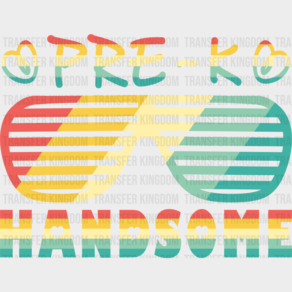 Pre-K Handsome Design - Dtf Heat Transfer