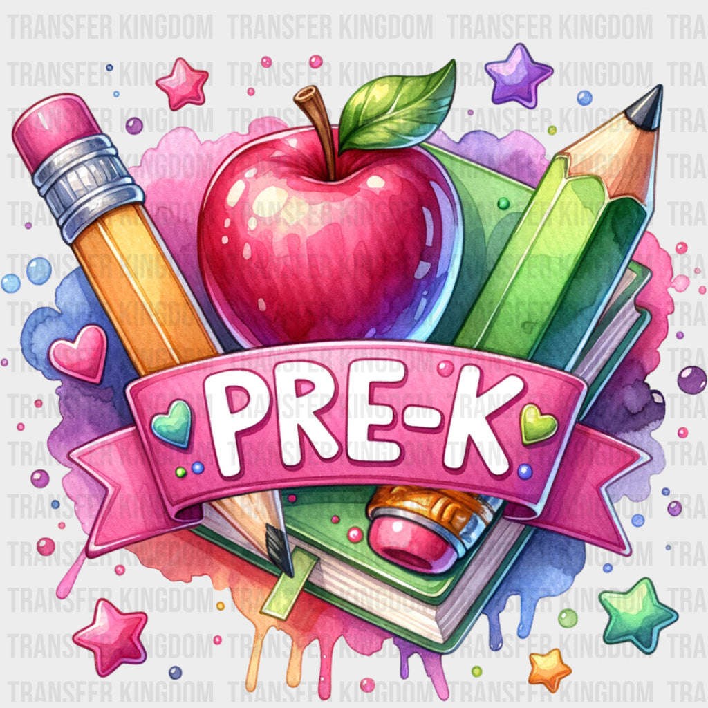 Pre-K Pink - Pre-K DTF Transfers