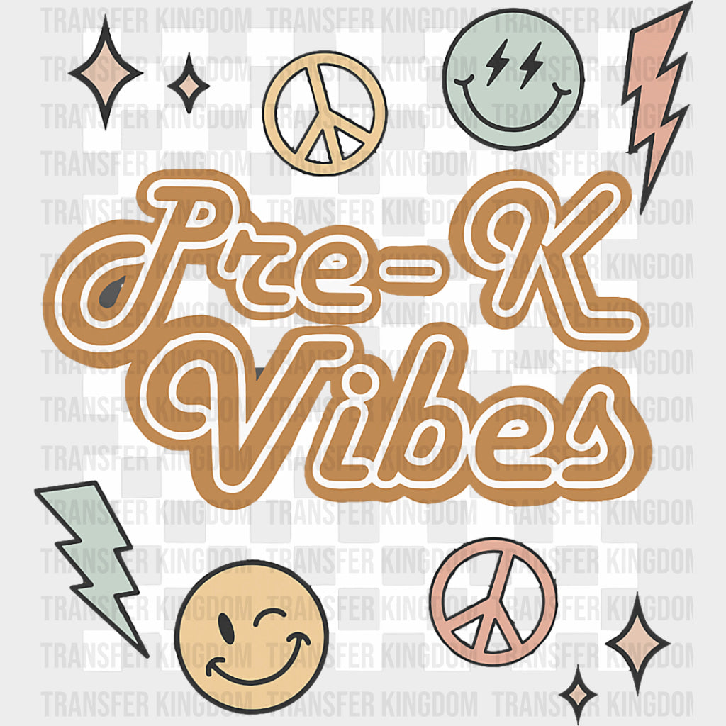 Pre-K Vibes Brown - Pre-K DTF Transfers