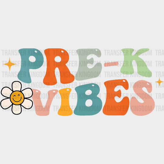 Pre-K Vibes Daisy Design - Pre-K DTF Transfers