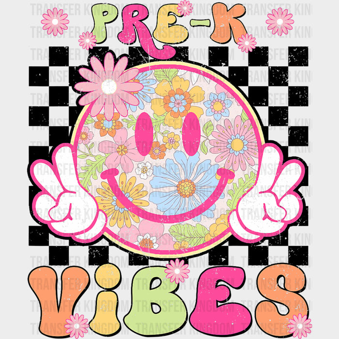Pre-K Vibes Smiley - Pre-K DTF Transfers