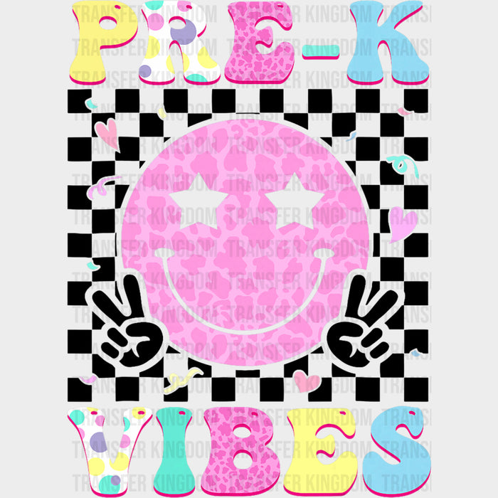 Pre-K Vibes Star Eyes Smiley - Pre-K DTF Transfers