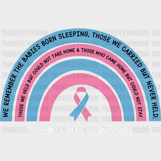 Pregnancy & Infant Loss Awareness Design - DTF heat transfer - Transfer Kingdom