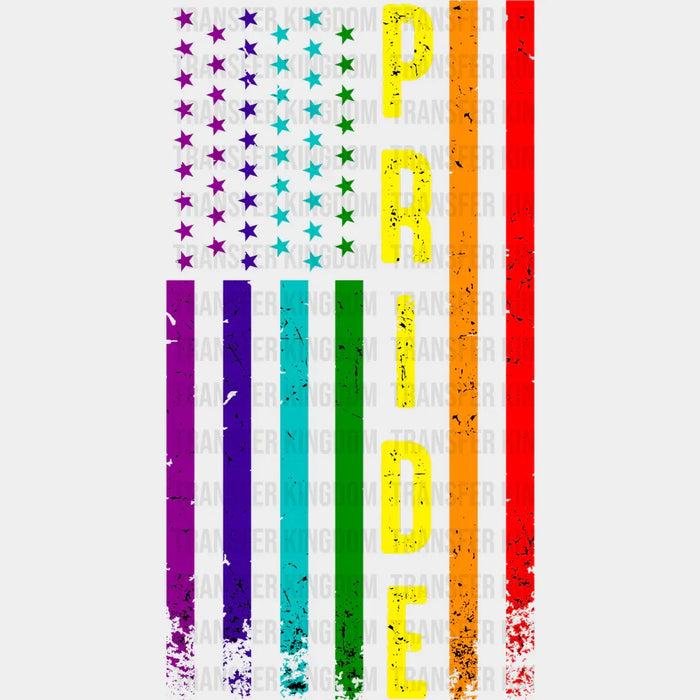 Pride Rainbow Lgbt Flag - Lgbtq - PRIDE Design - DTF heat transfer