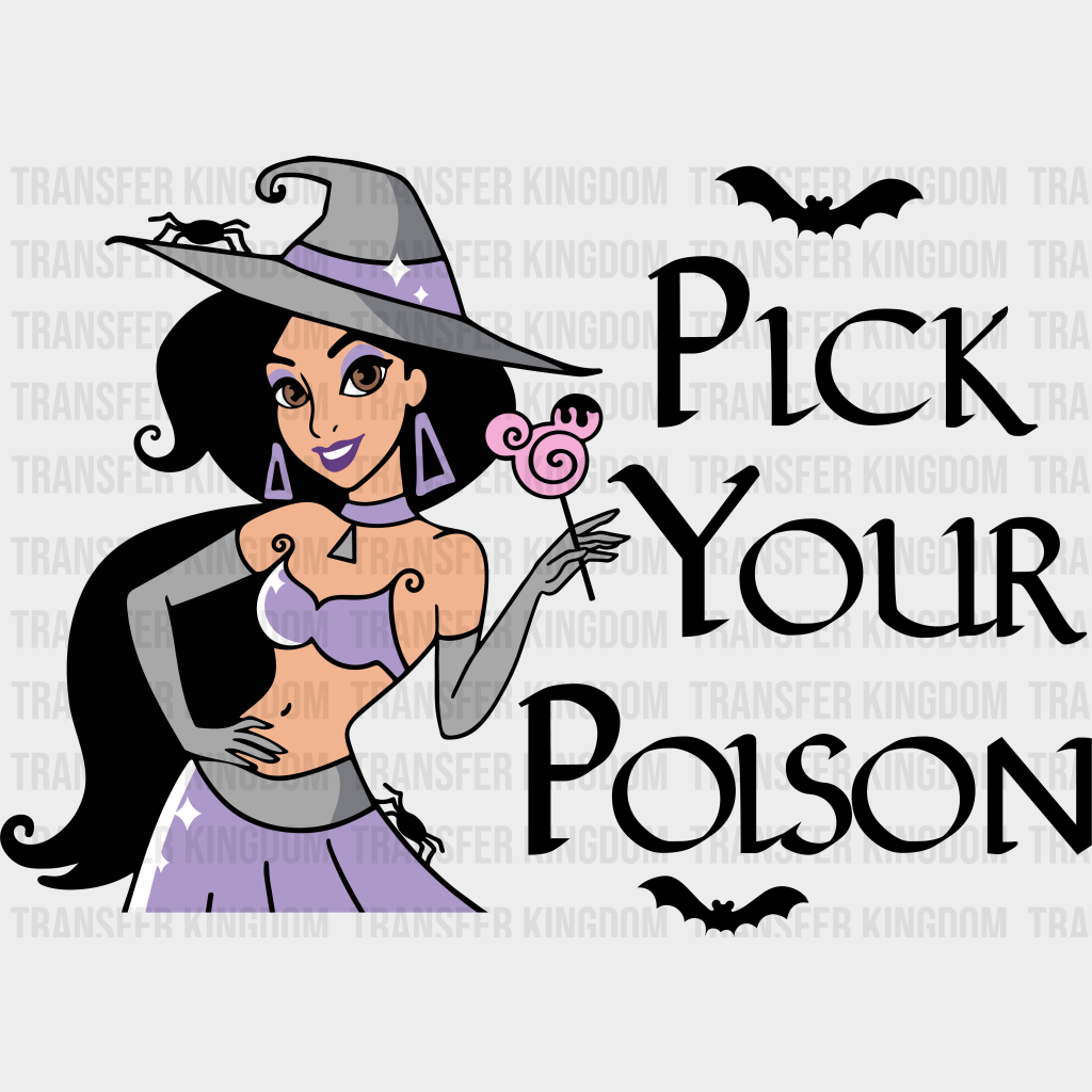 Princess Pick Your Poison Disney Dtf Transfer