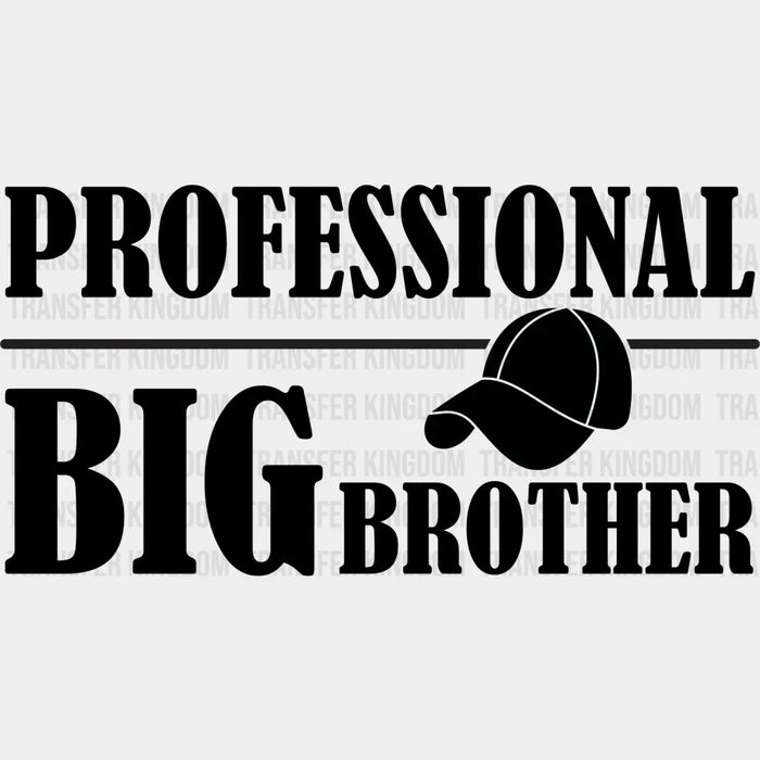 Professional Big Brother Hat - Brother DTF heat transfer