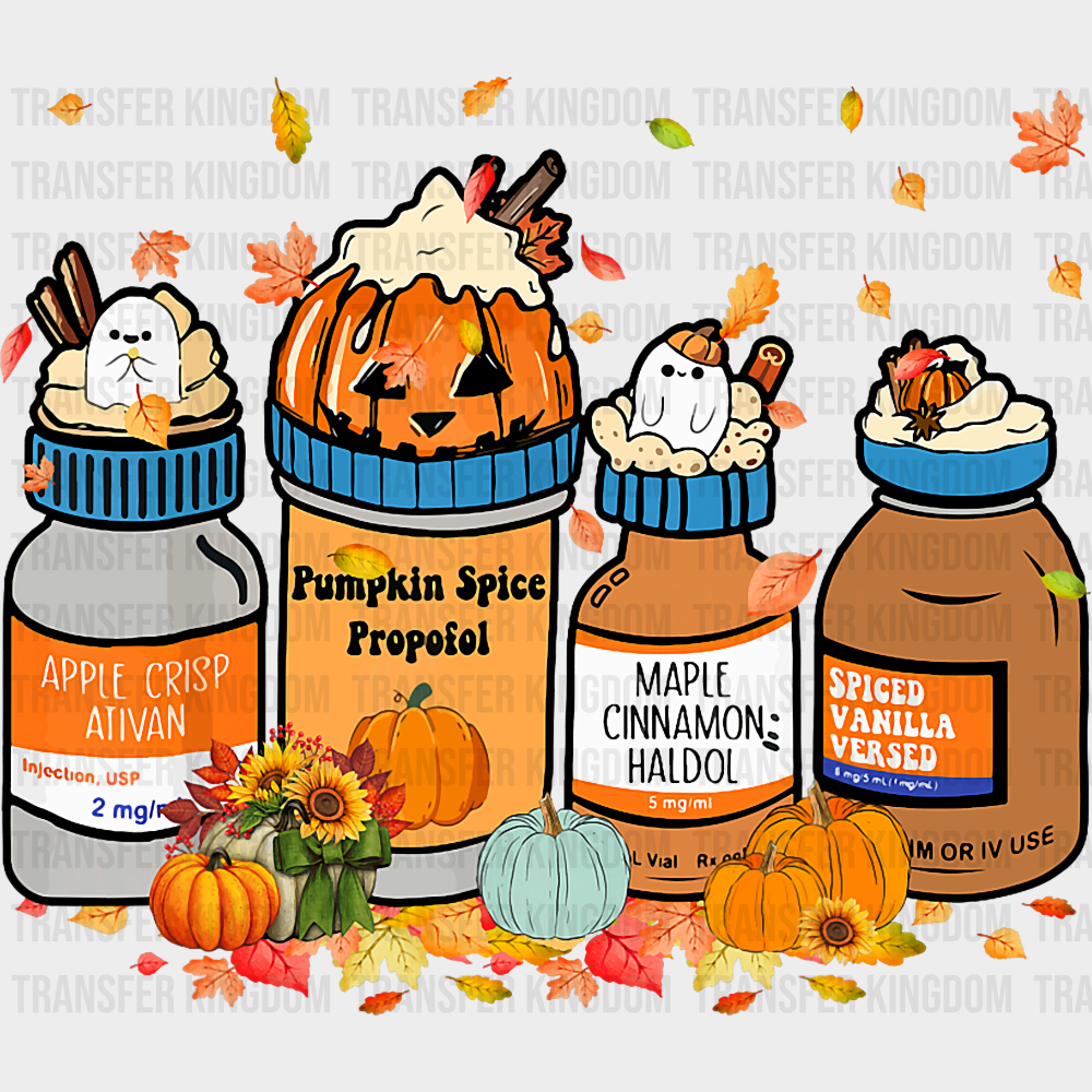 Pumpkin Spice Propofol Halloween DTF Transfer