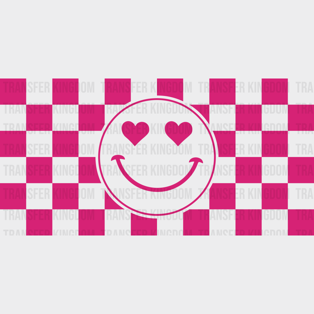 Purple Smiley Uv Dtf Transfer Cup Wrap Sticker