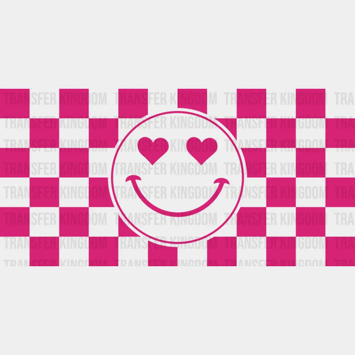 Purple Smiley UV DTF Transfer Cup Wrap UV DTF Sticker