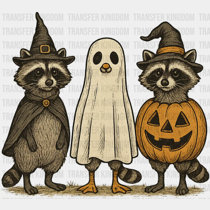 Raccoons - Halloween DTF Transfer