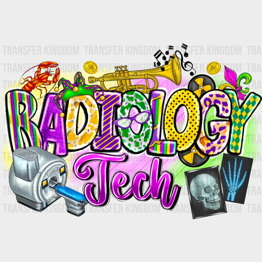 Radiology Tech Design - Dtf Transfers