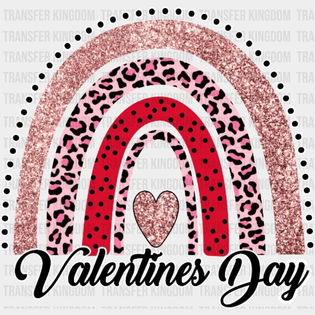 Raibow Valentines Day Design - Dtf Heat Transfer