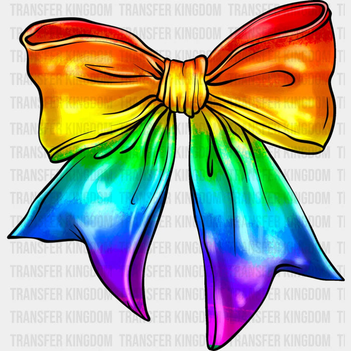 Rainbow Ribbon - LGBTQ+ DTF Transfer