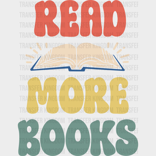 Read More Books - Librarian DTF Transfers