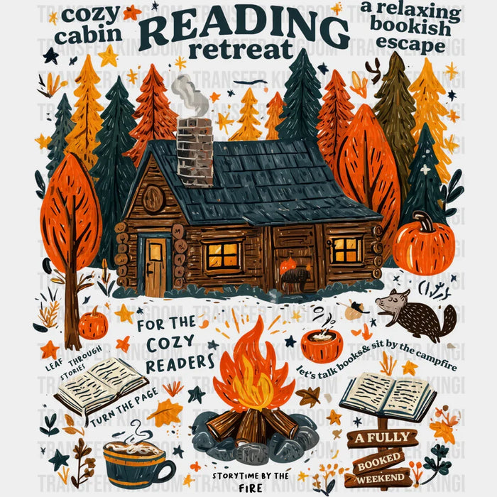 Reading Retreat - Reading DTF Transfer