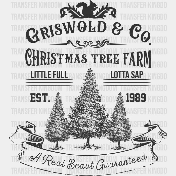REAL BEAUTY TREE CO. Christmas Design - DTF heat transfer